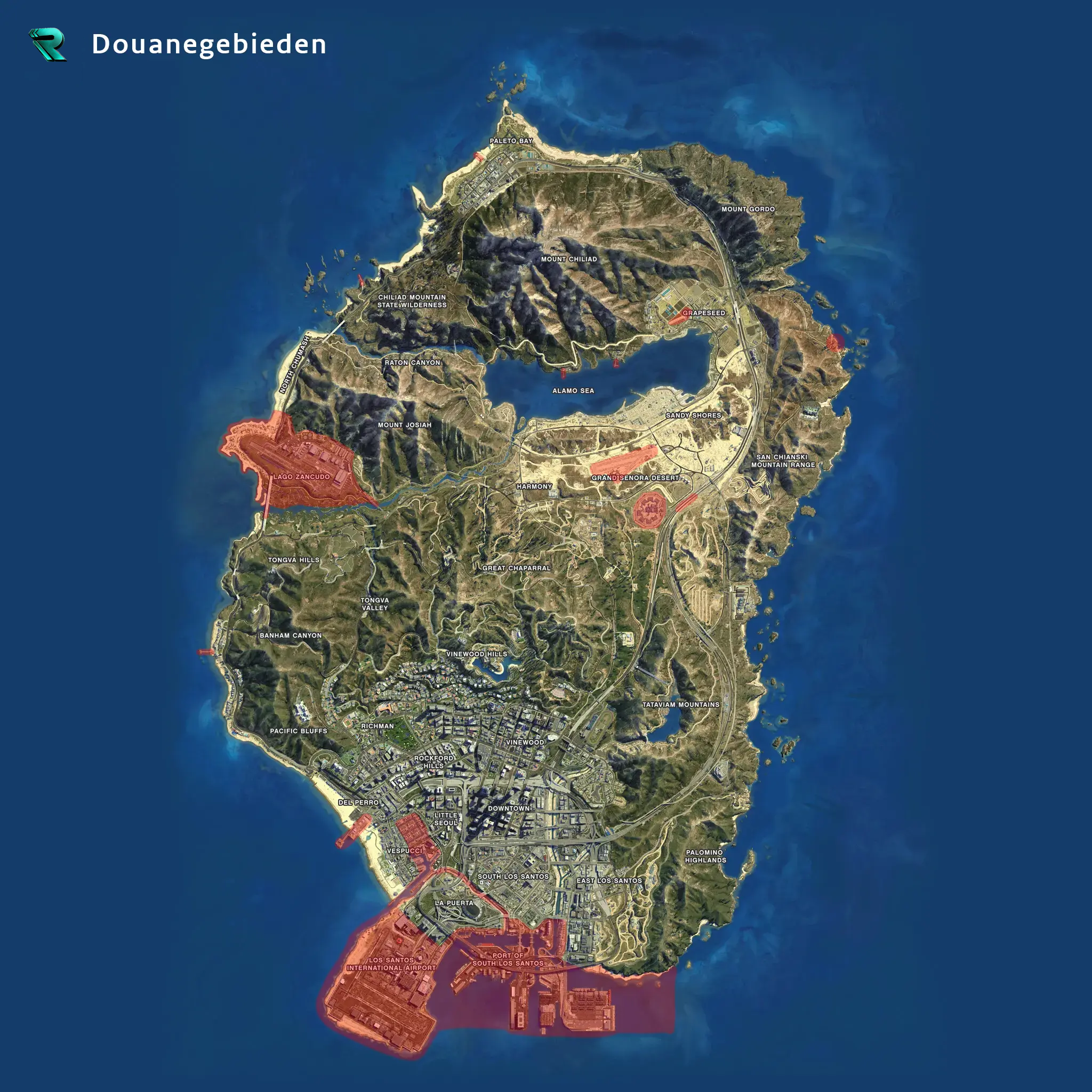 Rush Roleplay V2 Douanegebieden